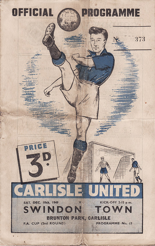 <b>Saturday, December 10, 1949</b><br />vs. Carlisle United (Away)